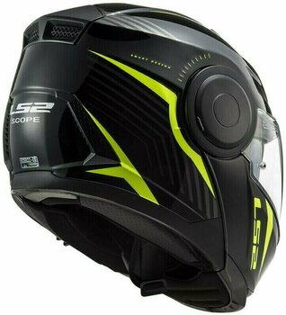 Helmet LS2 FF902 Scope Skid Black H-V Yellow S Helmet - 6