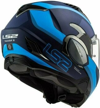 Helmet LS2 FF900 Valiant II Orbit Matt Blue M Helmet - 4
