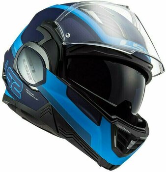 Helmet LS2 FF900 Valiant II Orbit Matt Blue M Helmet - 5