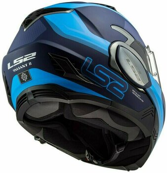 Helmet LS2 FF900 Valiant II Orbit Matt Blue M Helmet - 6
