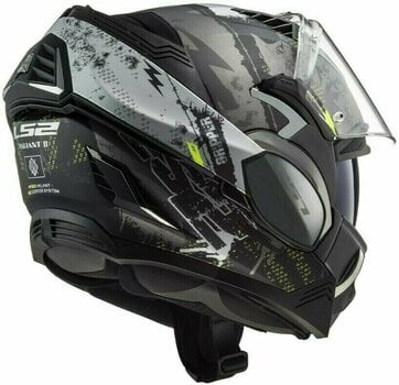 Helmet LS2 FF900 Valiant II Gripper Matt Titanium L Helmet - 4