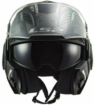 Helmet LS2 FF900 Valiant II Gripper Matt Titanium XL Helmet - 3
