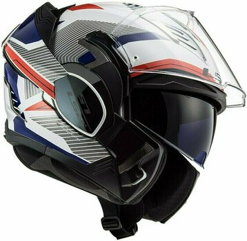 Helmet LS2 FF900 Valiant II Revo White Red Blue M Helmet - 5