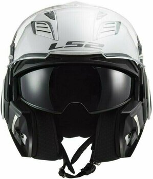 Helmet LS2 FF900 Valiant II Solid White S Helmet - 5