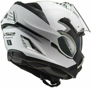 Helmet LS2 FF900 Valiant II Solid White S Helmet - 6