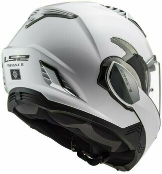 Helmet LS2 FF900 Valiant II Solid White S Helmet - 7