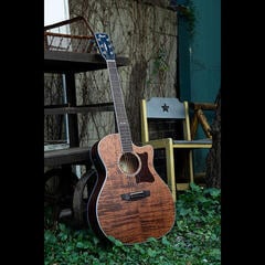 Elektroakustická gitara Jumbo Cort GA5F-FMH Open Pore Natural Elektroakustická gitara Jumbo - 7