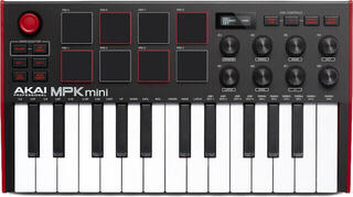 MIDI keyboard Akai MPK mini MK3 MIDI keyboard Red - 2