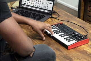 MIDI keyboard Akai MPK mini MK3 MIDI keyboard Red - 6