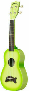 Szoprán ukulele Kala Makala Dolphin Szoprán ukulele Green Apple Burst - 4
