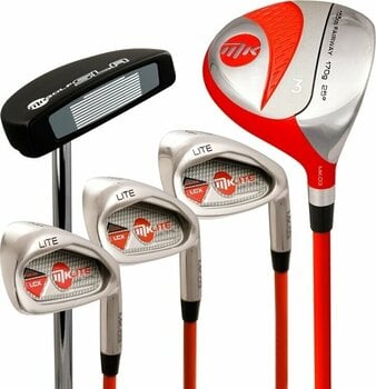 Komplettset MKids Golf Lite Half Set Left Hand Red 53in - 135cm - 2