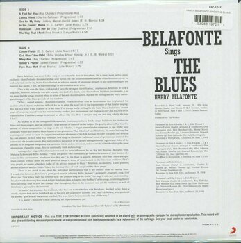 Schallplatte Harry Belafonte - Belafonte Sings The Blues (LP) - 2