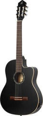 Класическа китара с предусилвател Ortega RCE125SN 4/4 Black Класическа китара с предусилвател - 1