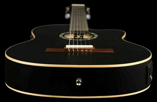 Klassieke gitaar met elektronica Ortega RCE125SN 4/4 Zwart - 5