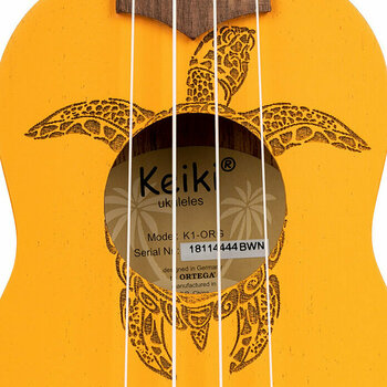 Sopránové ukulele Ortega K1-ORG Sopránové ukulele Oranžová - 9