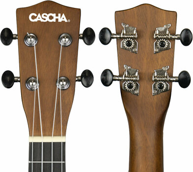 Soprano ukulele Cascha HH 3974 EN Soprano ukulele Brown - 6