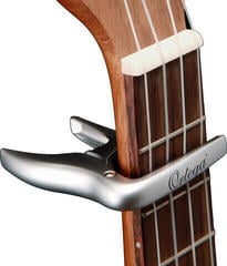 Ukulele Capo Ortega OCAPOUKE-CR Silver Ukulele Capo - 2