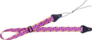 Ukulele Gurt Ortega OUS-PUFL Ukulele Gurt Purple Flower - 1