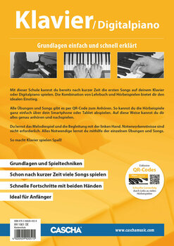 Partituri pentru pian Cascha Piano/Digital Piano Learn To Play Quick And Easy Pian - 2