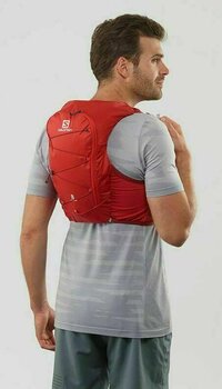 Running backpack Salomon Active Skin 8 Set Valiant Poppy/Red Dahlia XS Running backpack - 4