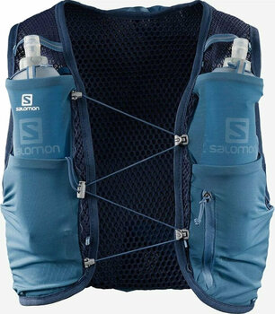 Bežecký batoh Salomon Active Skin 8 Set Copen Blue/Dark Denim L Bežecký batoh - 2