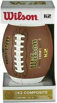 Futbol amerykański Wilson K2 Composite Football Pee Wee Brązowy Futbol amerykański - 2