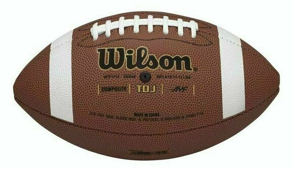 Ameriški nogomet Wilson TDJ Composite Football JR Rjav Ameriški nogomet - 2