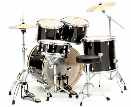 Akustik-Drumset Tamburo T5M22 Black Sparkle - 2