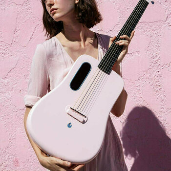 Folk Guitar Lava Music ME 2 E Pink - 6