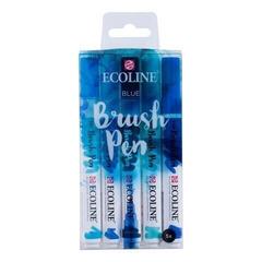 Marker
 Ecoline Brush pen X7 Markere acuarelă Blue 5 buc. - 1
