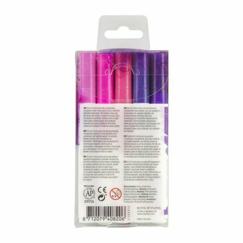 Markeerstift Ecoline Brushpen Brush Pen Violet 5 pcs - 3