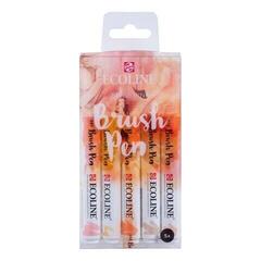 Marker
 Ecoline Brush pen X6 Markere acuarelă Beige Pink 5 buc - 1