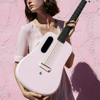 Akoestische gitaar Lava Music FreeBoost Pink - 4