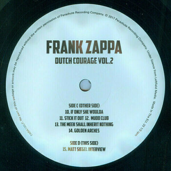 Disque vinyle Frank Zappa - Dutch Courage Vol. 2 (Frank Zappa & The Mothers Of Invention) (2 LP) - 5