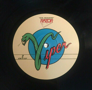 Vinylskiva Razor - Evil Invaders - Reissue (LP) - 4