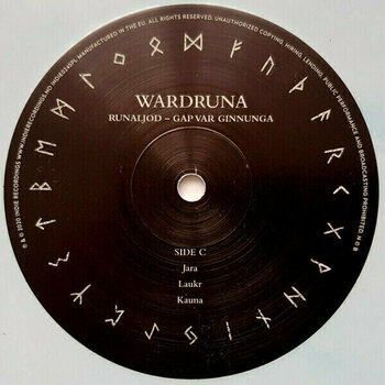 Vinyl Record Wardruna - Runaljod - Gap Var Ginnunga (White Marble Coloured) (2 LP) - 5