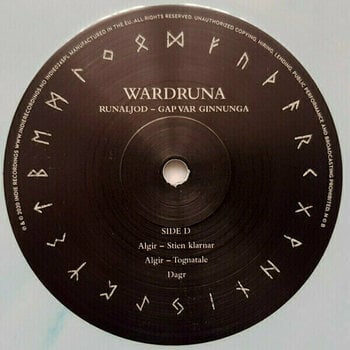 Vinyl Record Wardruna - Runaljod - Gap Var Ginnunga (White Marble Coloured) (2 LP) - 6