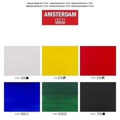 Tinta acrílica Amsterdam General Selection Set of Acrylic Paints 6 x 20 ml - 5