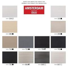 Акрилна боя Amsterdam General Selection Комплект акрилни бои Greys 12 x 20 ml - 5