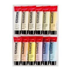 Akrylová barva Amsterdam General Selection Sada akrylových barev Pastel 12 x 20 ml - 2
