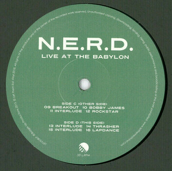 Disco de vinilo N.E.R.D - Live At The Babylon (2 LP) - 2