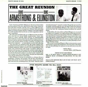 LP plošča Louis Armstrong - The Great Reunion (LP) (180g) - 2