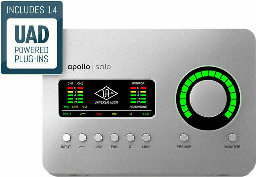USB audio prevodník - zvuková karta Universal Audio Apollo Solo - 6