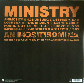Disque vinyle Ministry - Animositisomina (2 LP) - 2
