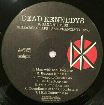Disque vinyle Dead Kennedys - Iguana Studios Rehearsal Tape - San Francisco 1978 (LP) - 2