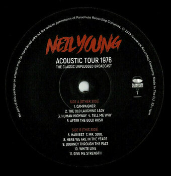 Vinylskiva Neil Young - Acoustic Tour 1976 (2 LP) - 2