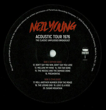 Vinylskiva Neil Young - Acoustic Tour 1976 (2 LP) - 5