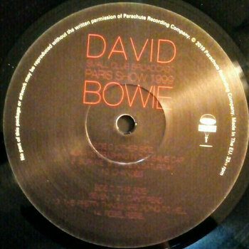 Hanglemez David Bowie - Small Club Broadcast: Paris Show 1999 (2 LP) - 5