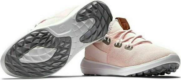 Chaussures de golf pour femmes Footjoy Flex Coastal Pink/White 38,5 - 5