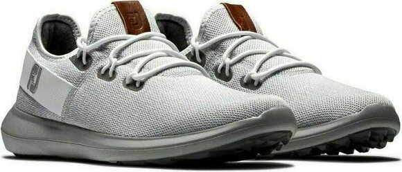 Chaussures de golf pour hommes Footjoy Flex Coastal White/Grey 43 - 4